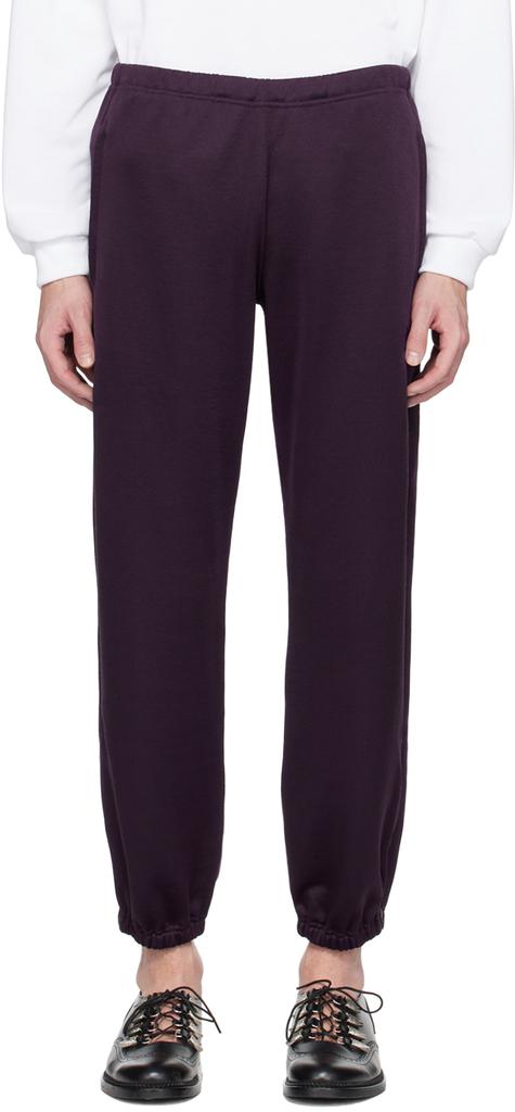 Needles Purple Zipped Lounge Pants L-WAIST-US-36 - Joggers
