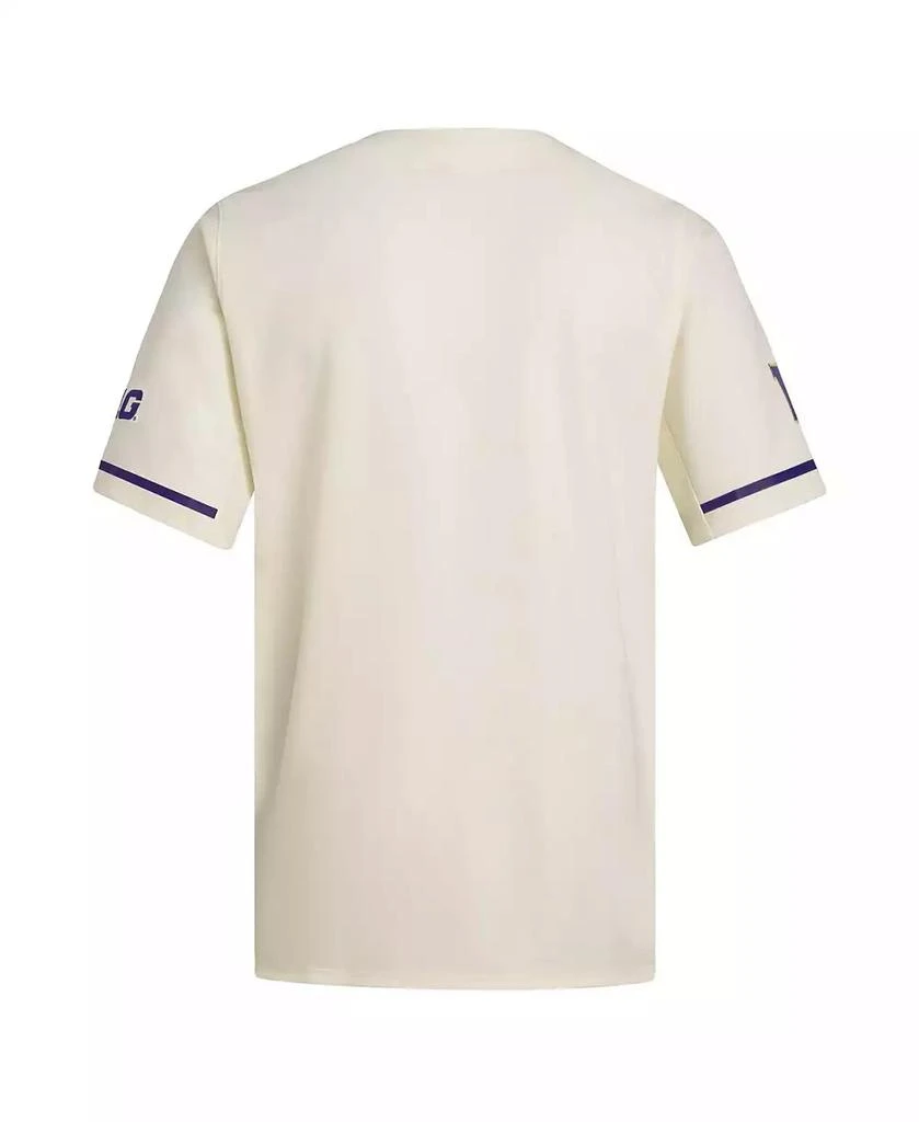 Adidas Men's Cream Washington Huskies Replica Baseball Jersey 2