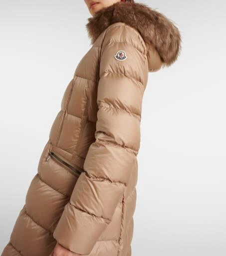 Moncler Boedic shearling-trimmed down coat 6