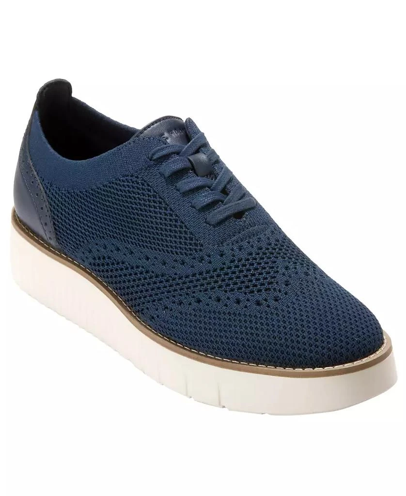 NEW COLE HAAN women\'s og grand stitchlite wing oxford in dark pavement Cole Haan Women main image 4
