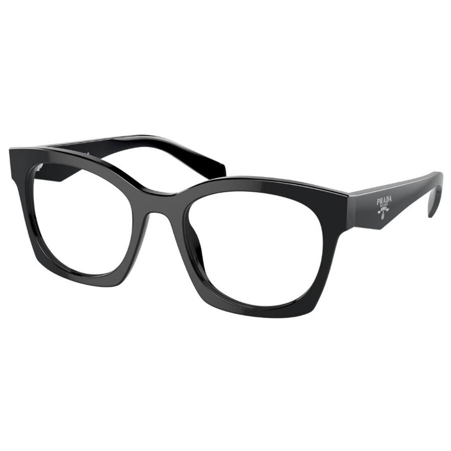 Prada Black Catwalk Angular Cateye Glasses - Accessories - Free