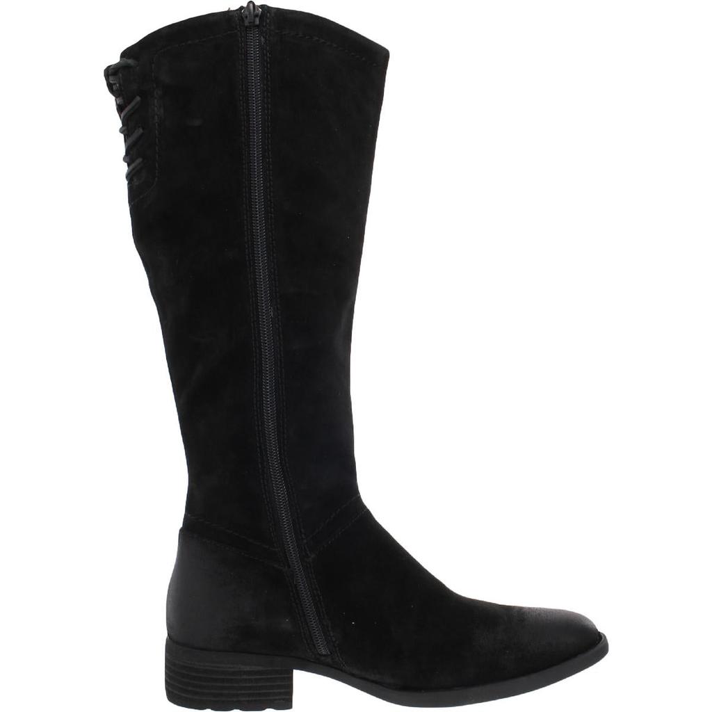 Born Hayden Womens Leather Lace-Up Knee-High Boots