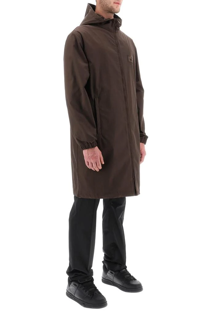 Valentino raincoat with maison valentino rubber label 2