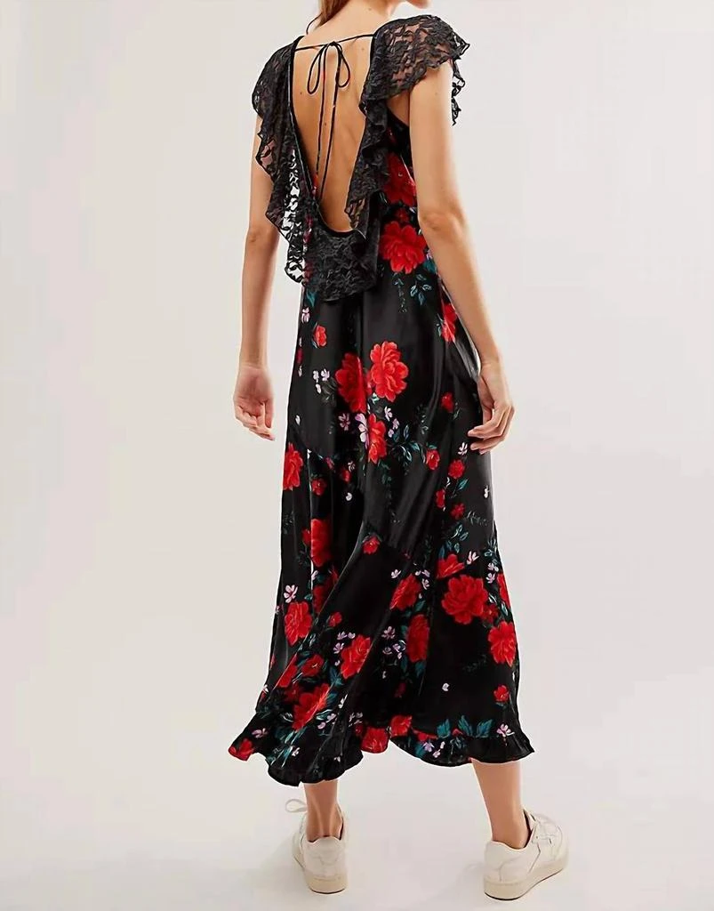 knee length dresses for ladies Reagan Strapless White Lace Midi Dress main image 1