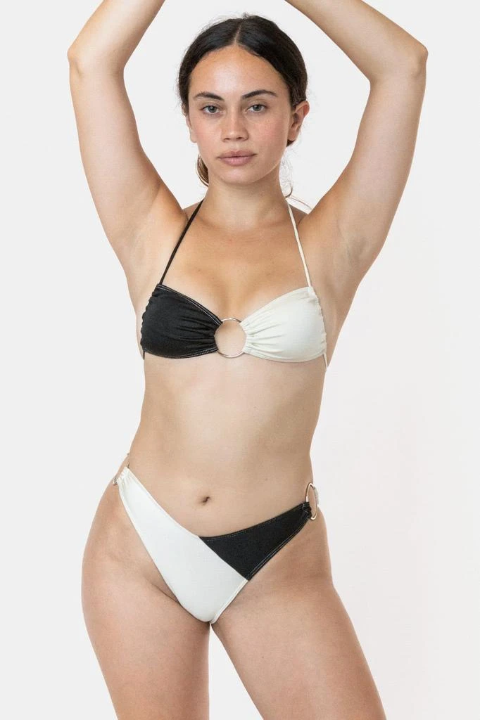 Los Angeles Apparel RNT509 - The Ophelia 2-Tone Ring Bikini Bottom 2