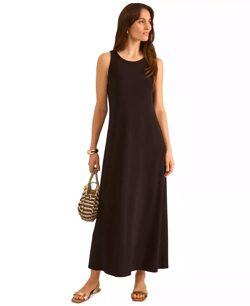Vince Camuto Women's Sleeveless Keyhole-Back Crewneck Maxi Dress 2