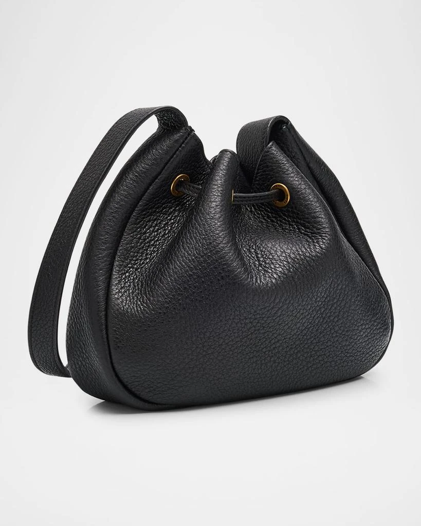 Yves Saint Laurent Paris VII Mini YSL Hobo Bag in Grained Leather 3