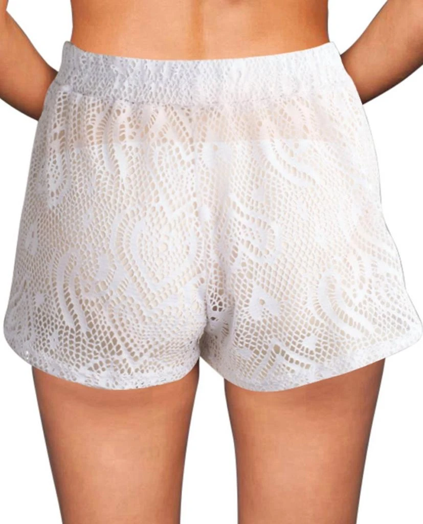 Beach Habitat Beach Habitat - Heart Crochet Cover Up Short 2
