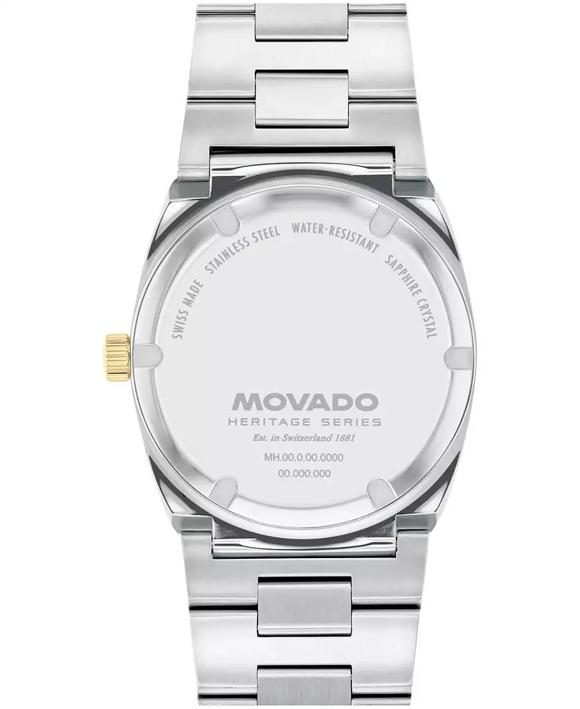 Movado Men's Ondoplan Swiss Quartz Stainless Steel Watch 36mm 3