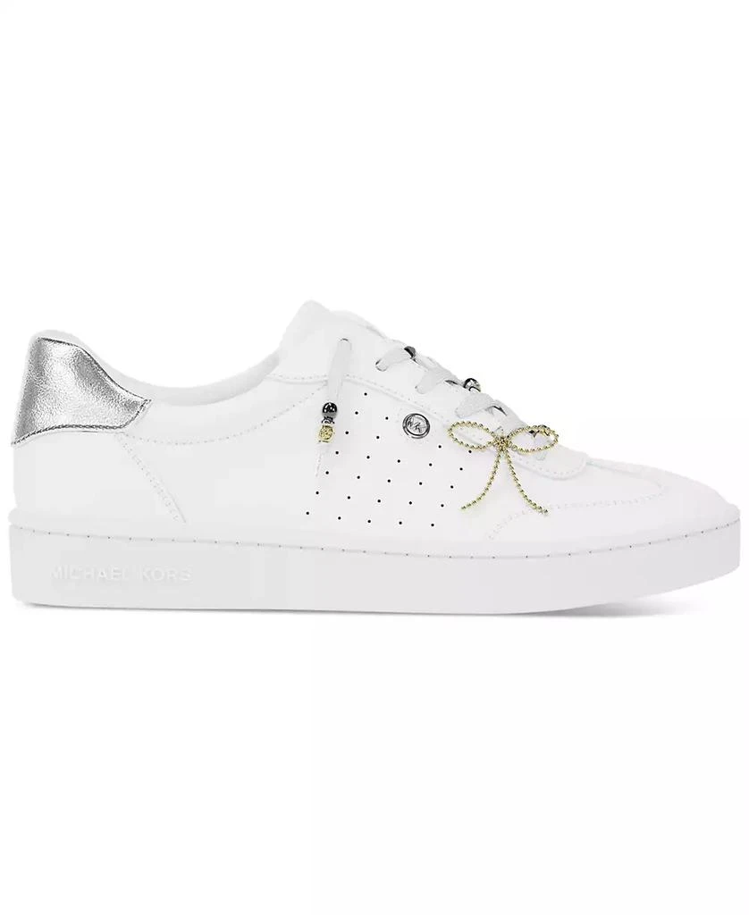 Michael Kors Scotty Leather Lace-up Sneakers with Charms 2