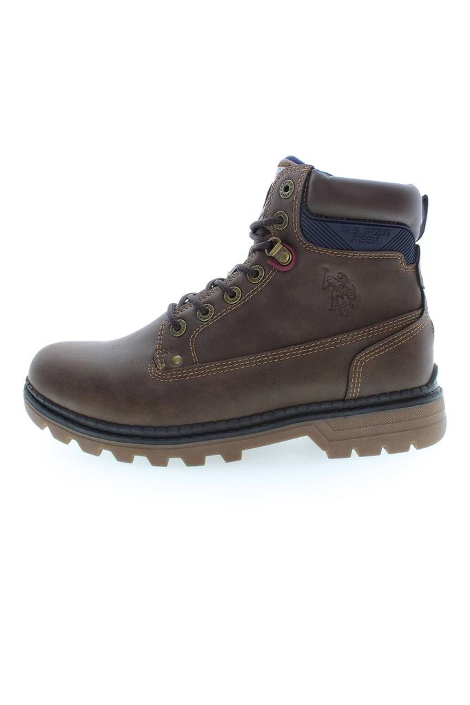 U.S. Polo Assn. U.S. POLO ASSN. Elegant High Lace-Up Boots with Logo Men's Accents