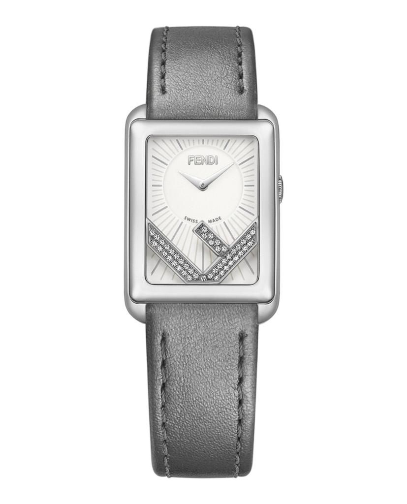Fendi ​Ishine 38MM Stainless Steel, Topaz, Black Spinel