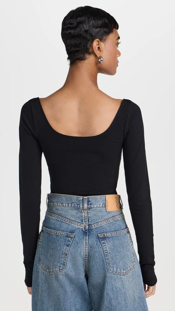 REDONE Scoop Neck Thong Bodysuit 2