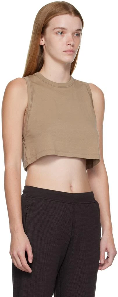 SKIMS Beige SKIMS Boyfriend Sleep Crop Tank Top 2