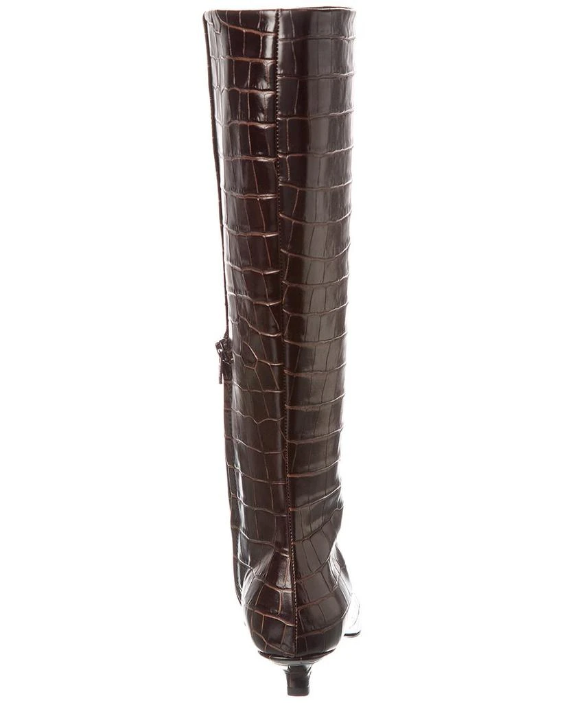 Totême TOTEME Croc-Embossed Leather Knee-High Boot 3
