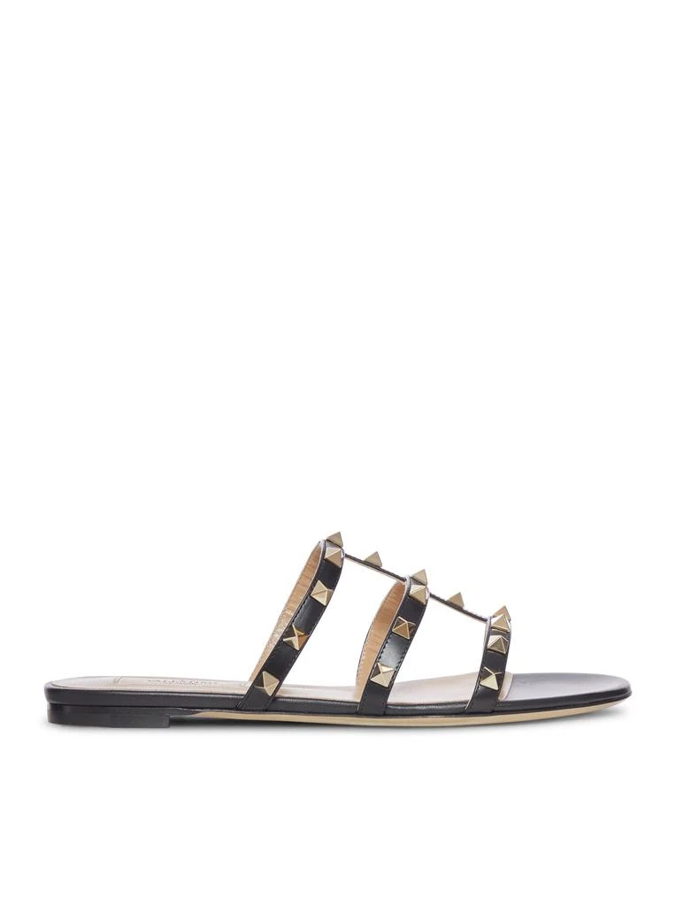Valentino ROCKSTUD FLAT SOLE SANDALS 1