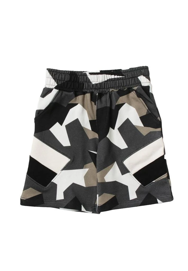 Neil Barrett Neil Barrett Kids Graphic-Printed Elasticated Waistband Shorts 1