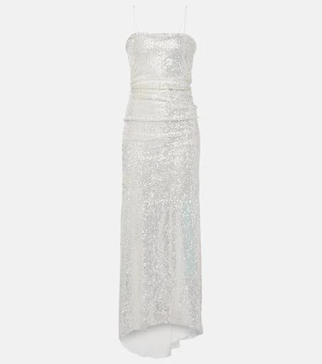 Jacques Wei Sequined slip dress 1