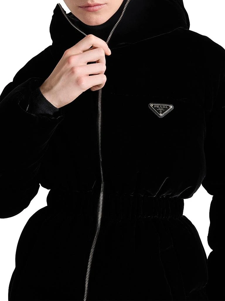 Prada Velvet Down Jacket 4