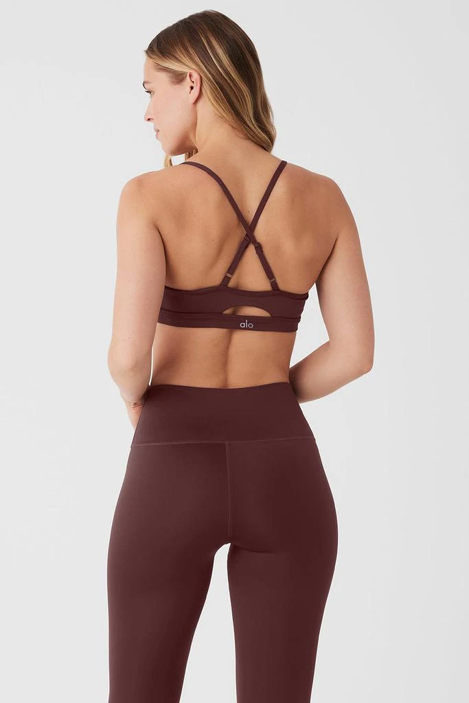 Alo Airlift Intrigue Bra - Cherry Cola 2