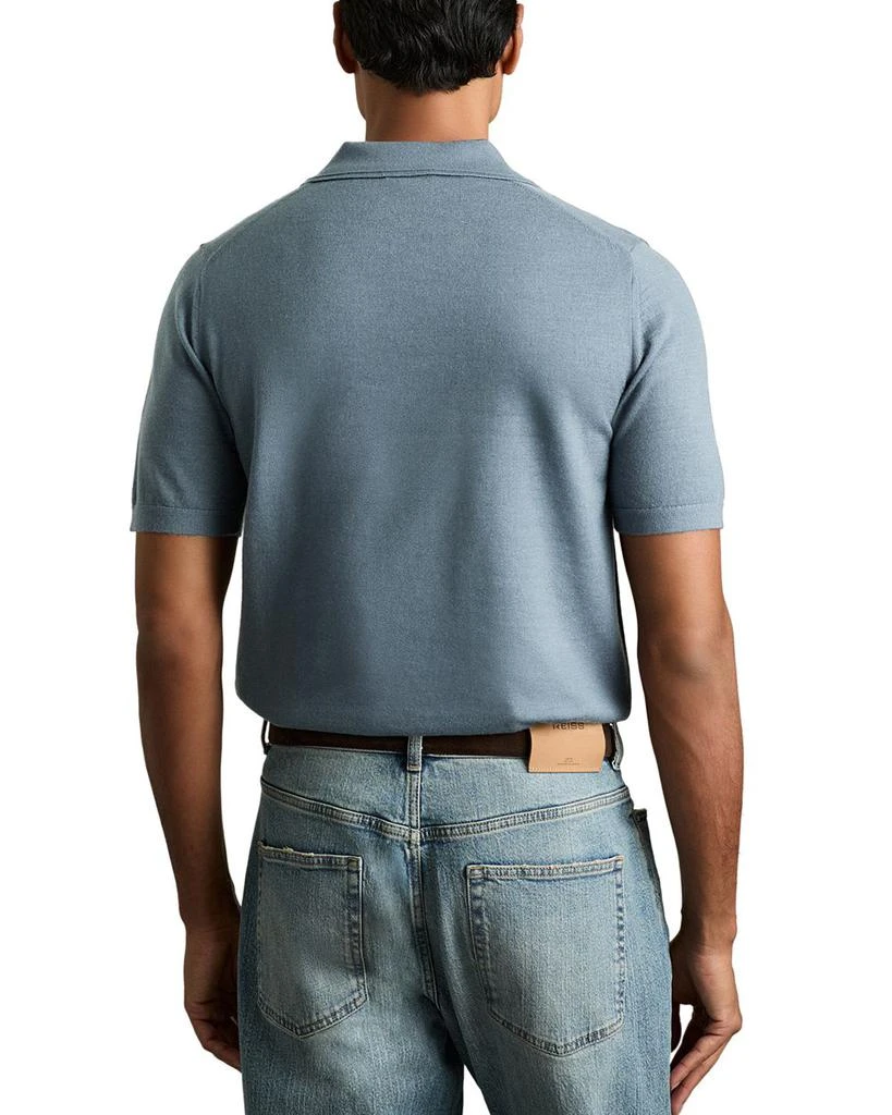 REISS Duchie Regular Fit Open V Neck Polo 3