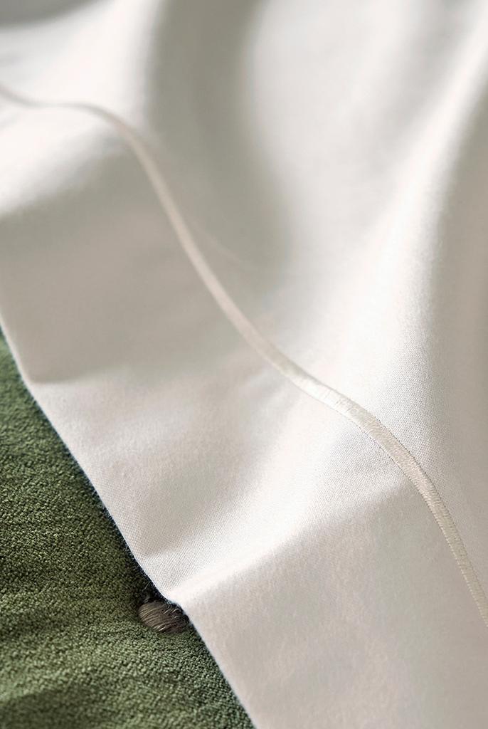 Christy Premium cotton sateen 500tc king flat sheet