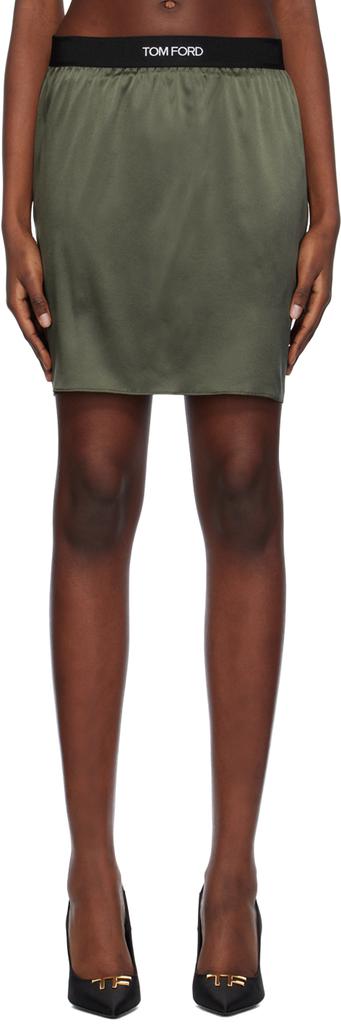 Tom Ford Tom Ford Ribbed Cashmere Midi Pencil Skirt Clothing