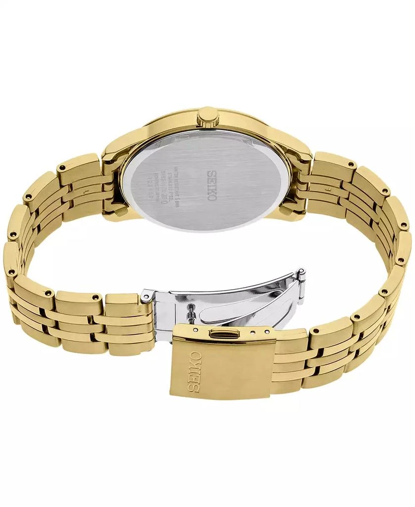Seiko Men's Essential Gold-Tone Stainless Steel Bracelet Watch 40mm 3
