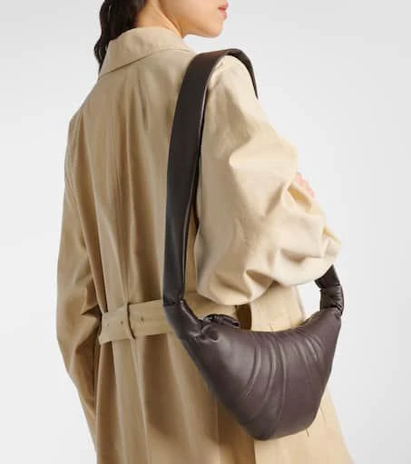 Lemaire Croissant Small leather shoulder bag 2