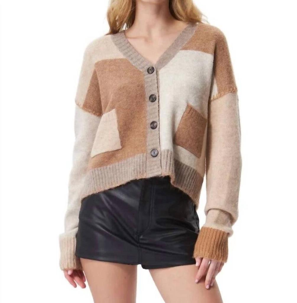 John + Jenn Oakley Sweater In Brown