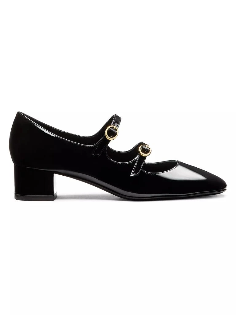 Stuart Weitzman Benni 35MM Patent Leather Mary Jane Pumps 1