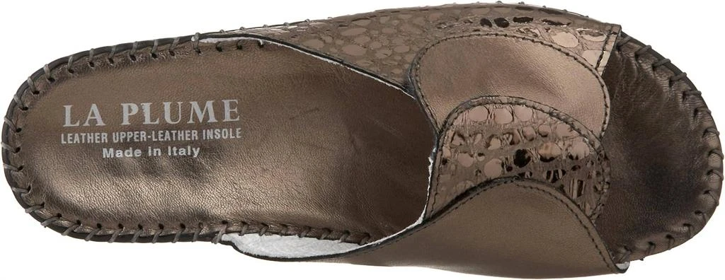 LaPlume Women's Paola Sandals In Pewter Metallic 4