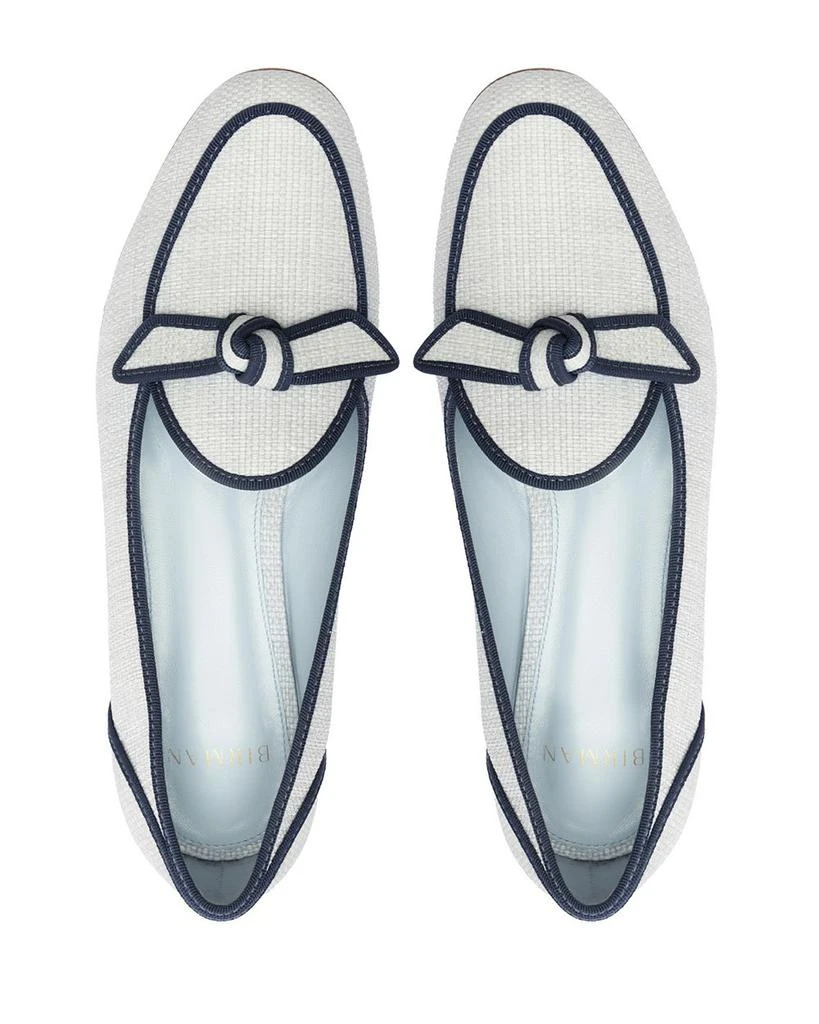 Alexandre Birman Women's Grossgrain Loafer Flats 10
