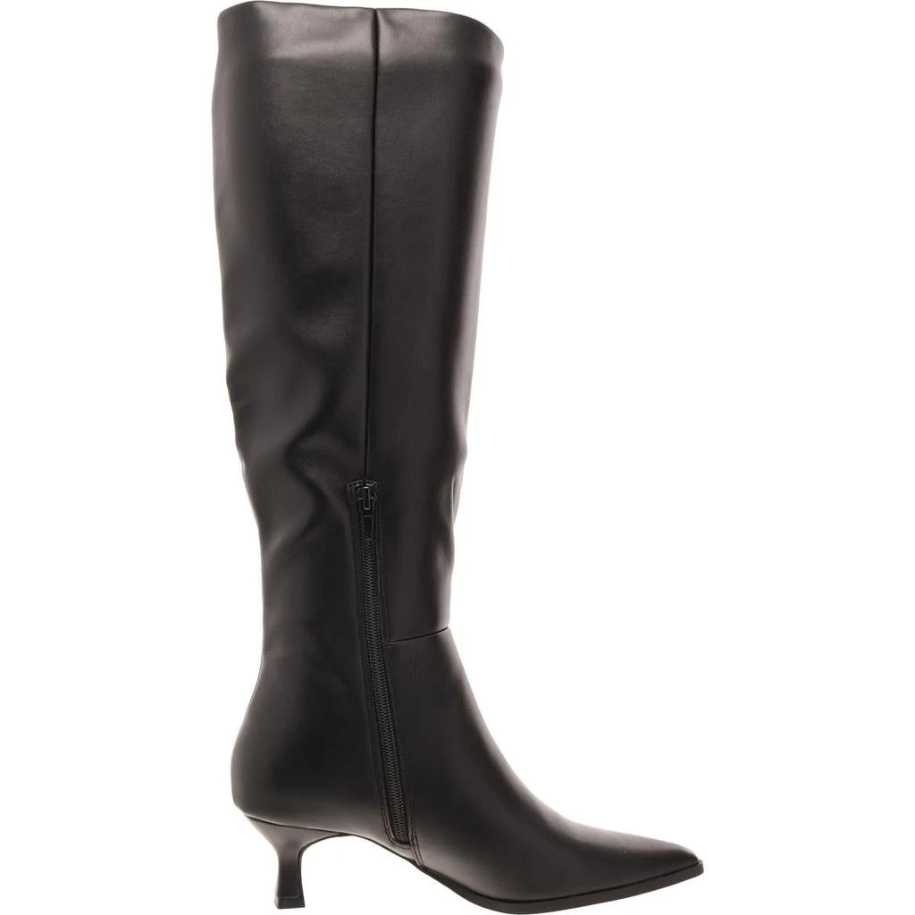 Madden Girl Debutt Womens Faux Leather Kitten Heel Knee-High Boots 2