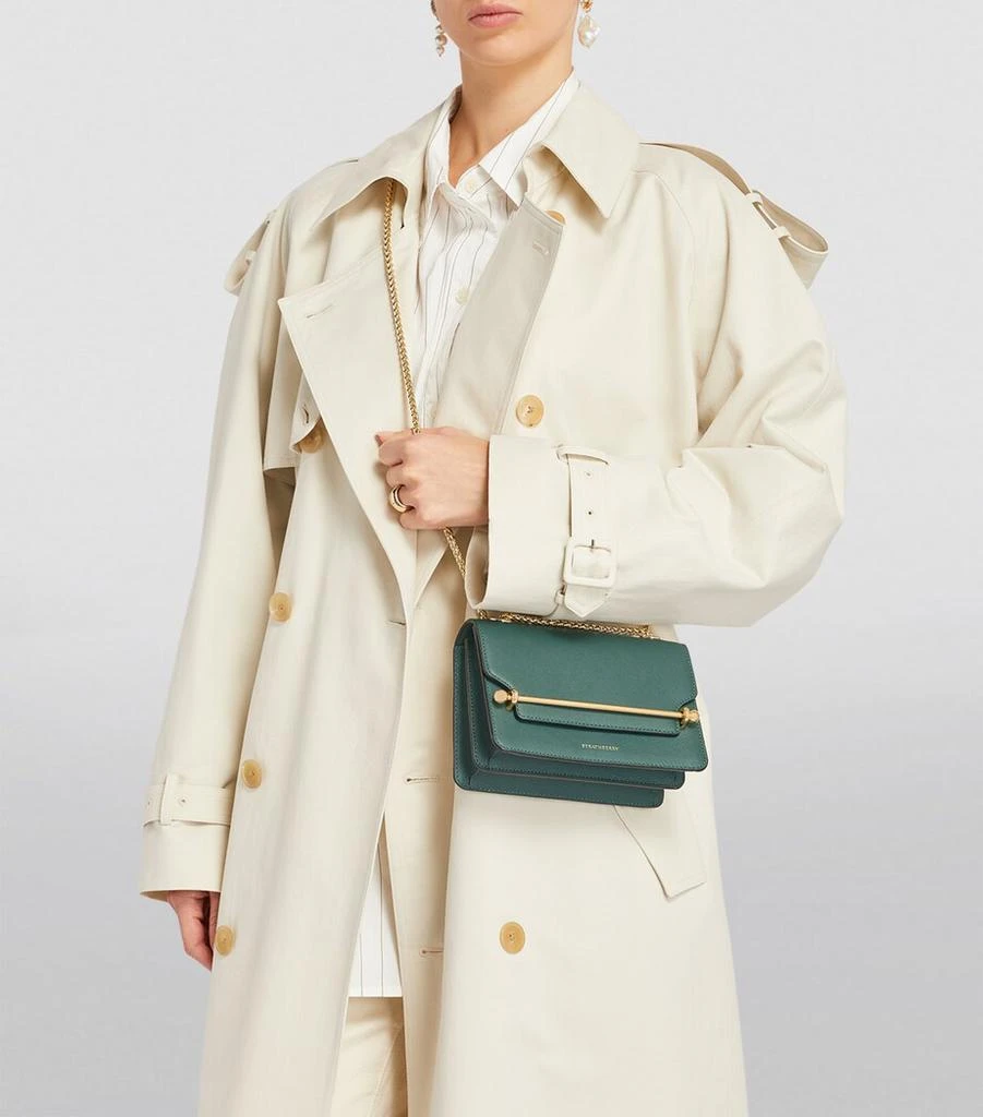 Strathberry Mini Leather East West Shoulder Bag 5