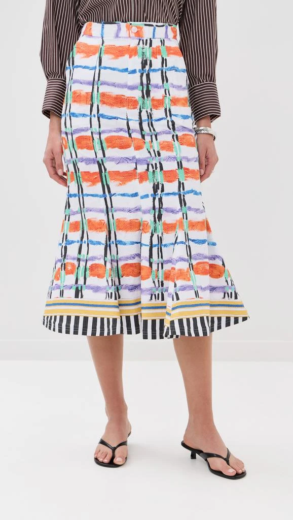 STELLA JEAN Printed Midi Skirt 6