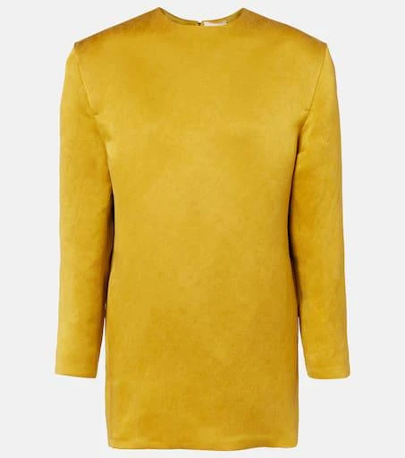 Yves Saint Laurent Silk satin minidress 1