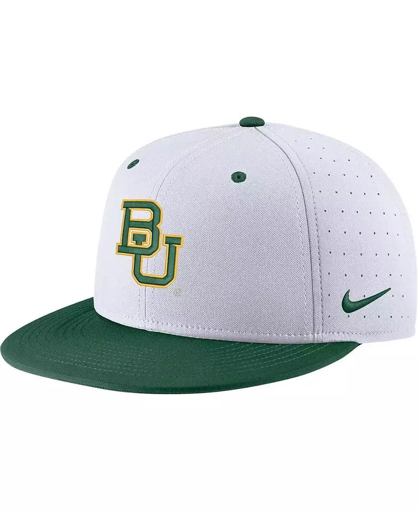 Nike Men's White Baylor Bears Aero True Baseball Performance Fitted Hat 1