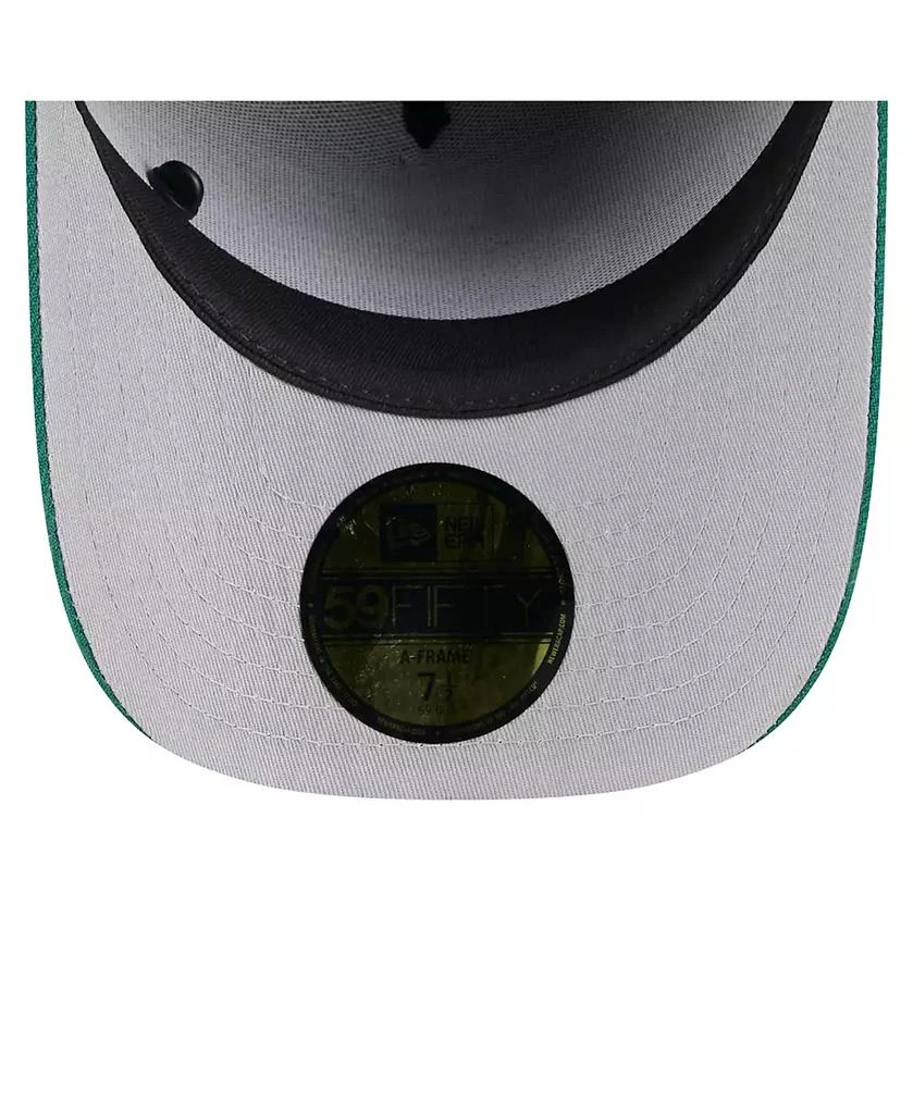 New Era Men's Black/Green New York Jets 2025 NFL Draft On Stage A-Frame 59FIFTY Fitted Hat 3