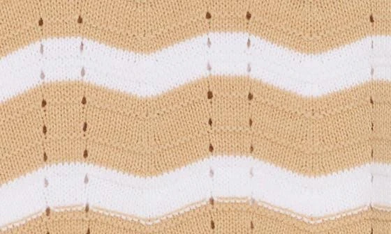 Caslon Zigzag Short Sleeve Novelty Sweater 4