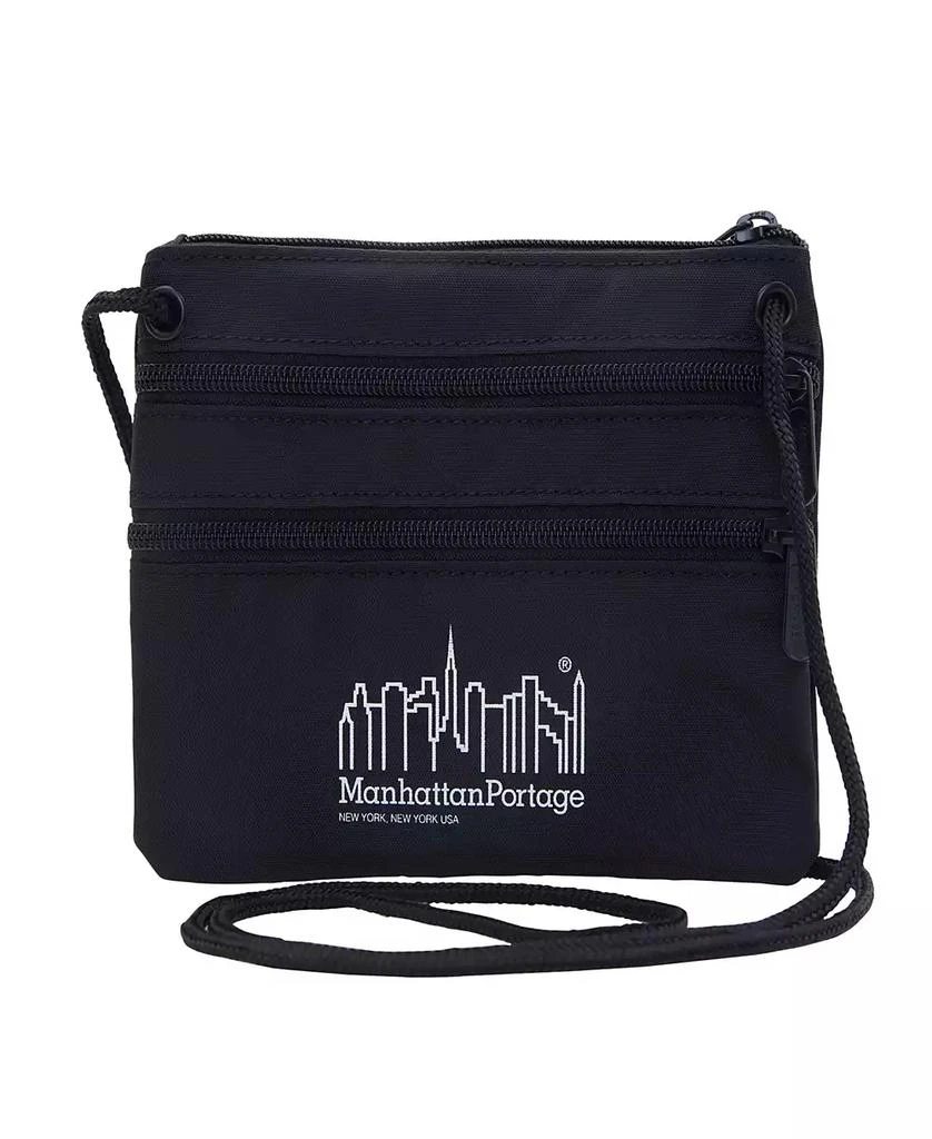 Manhattan Portage Triple Zipper Crossbody Pouch 1