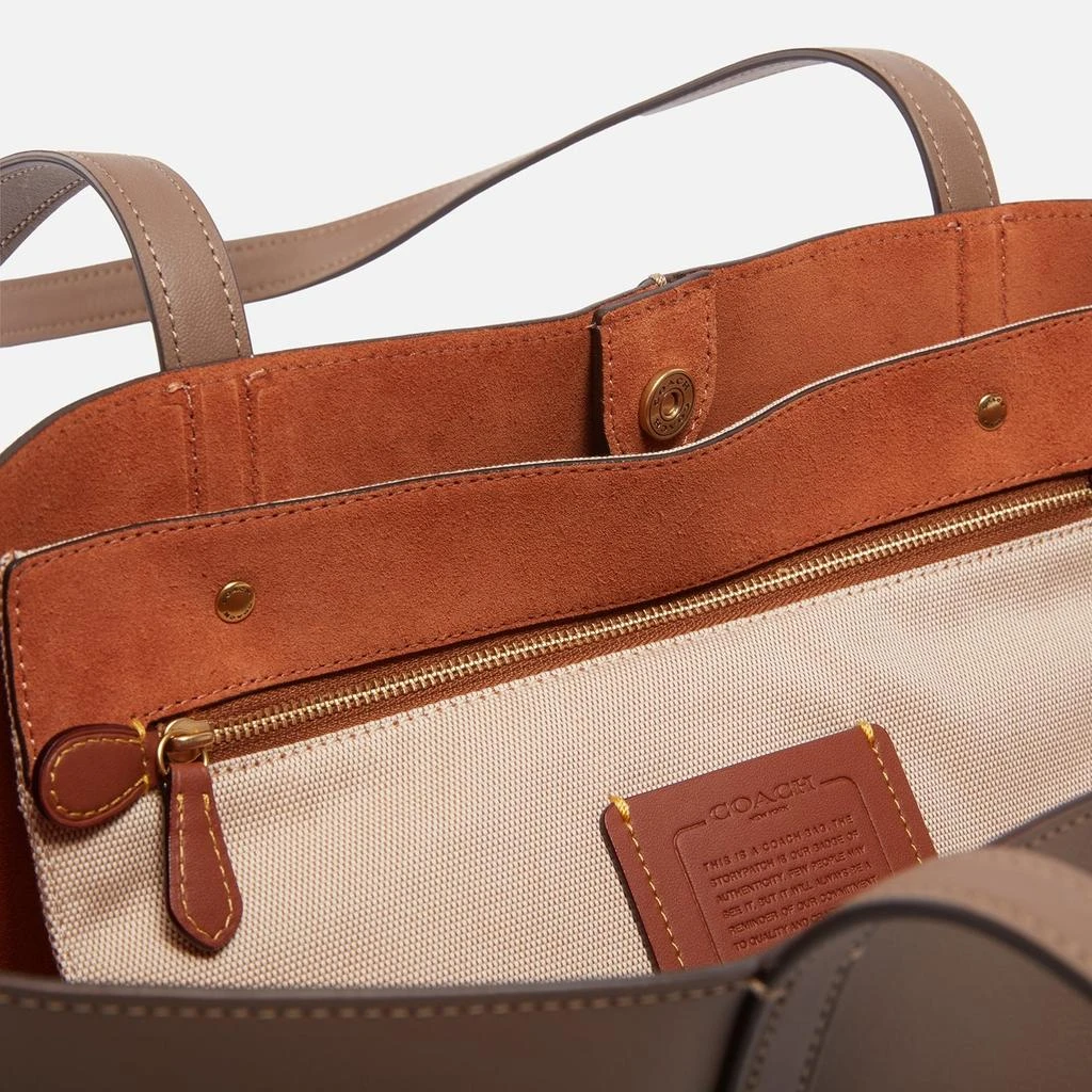 Coach Coach North 32 Leather Tote Bag 5