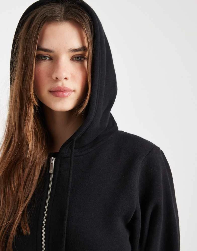 Cotton On Cotton On contour zip through jacket in black 3