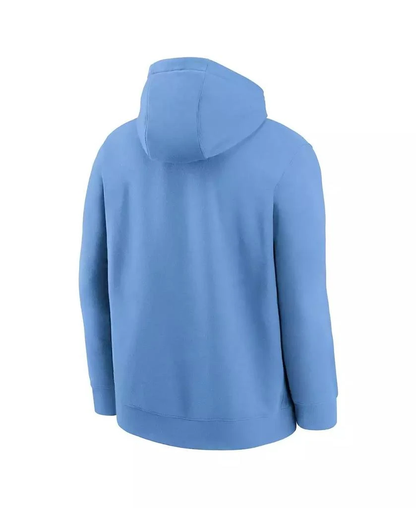 Jordan Men's Carolina Blue North Carolina Tar Heels Basketball Arch Pullover Hoodie 2