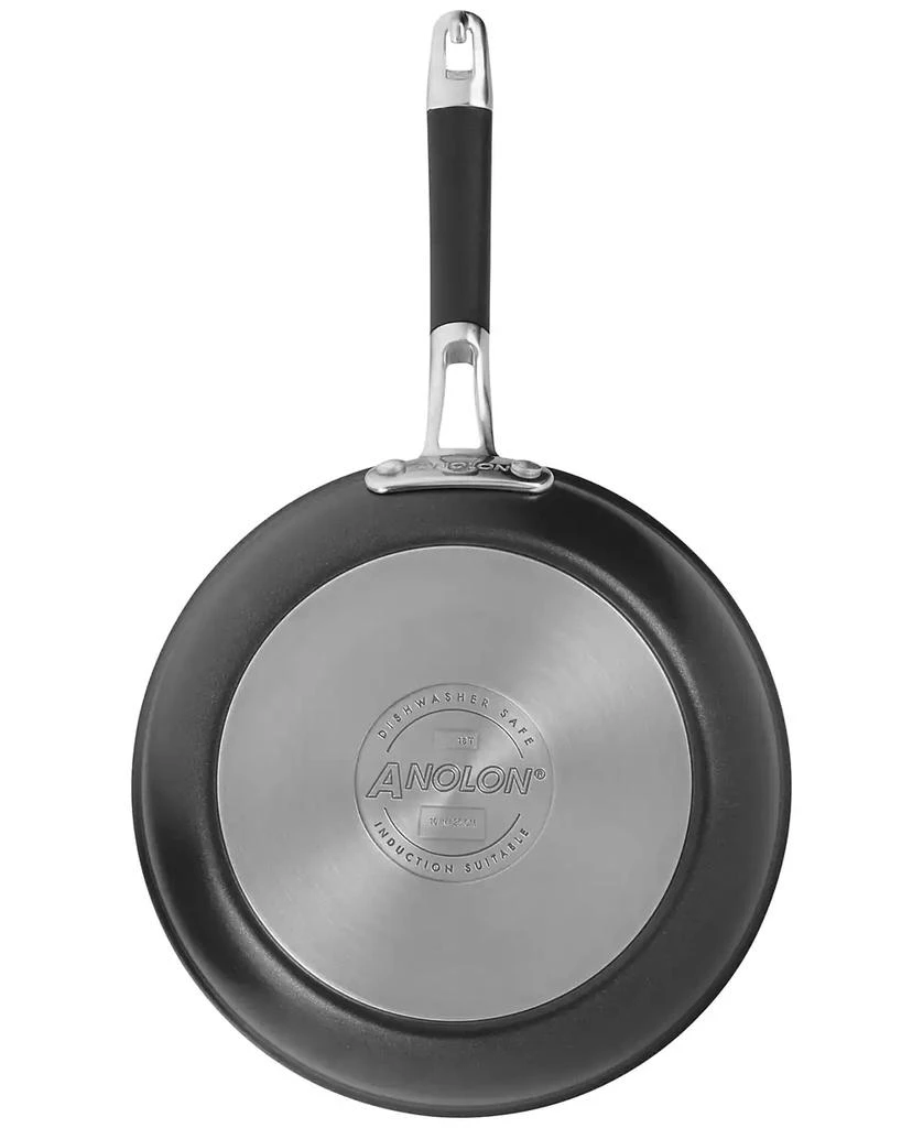 Anolon SmartStack 10" & 12" Hard-Anodized Nesting Skillet Set 8