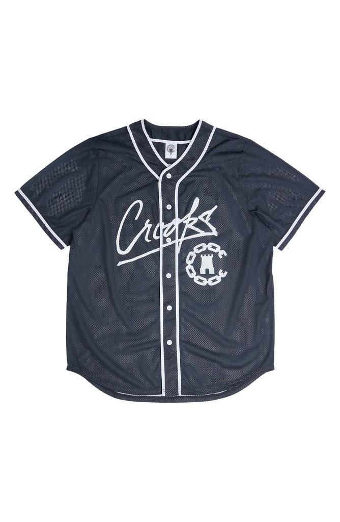 CROOKS AND CASTLES Logo Script Baseball T-Shirt 3