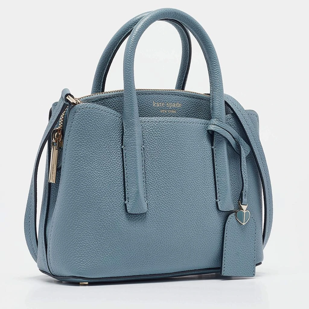 Kate Spade Kate Spade Light Blue Leather Margaux Mini Satchel  3