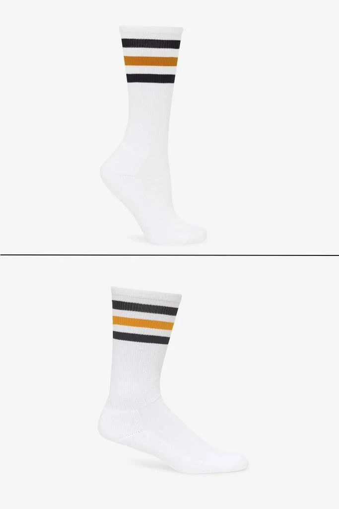 Los Angeles Apparel CALFSOCK - Unisex 3-Stripe Calf Sock 16