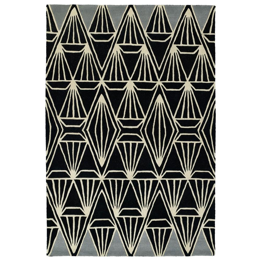 Kaleen Origami ORG01-02 Black 8' x 10' Area Rug