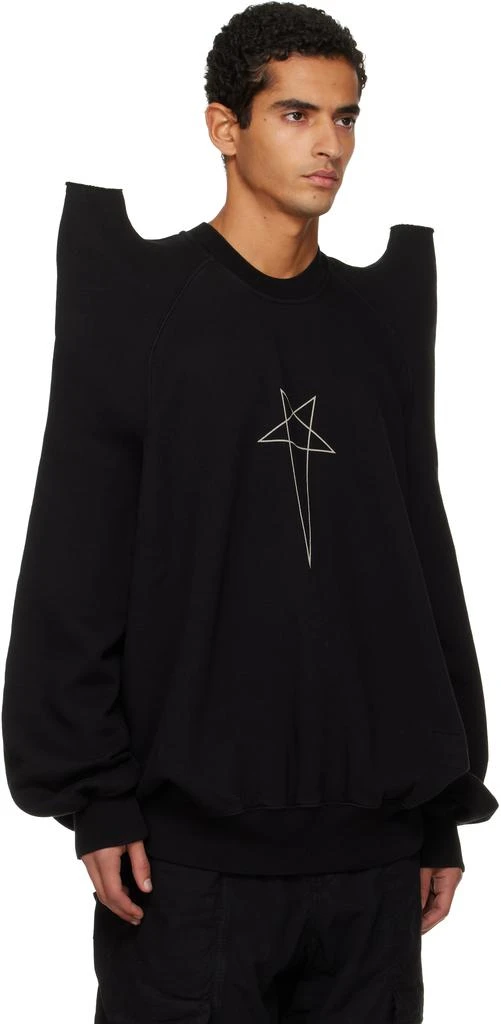 Rick Owens Black Concordians Tecsweat Sweatshirt 2